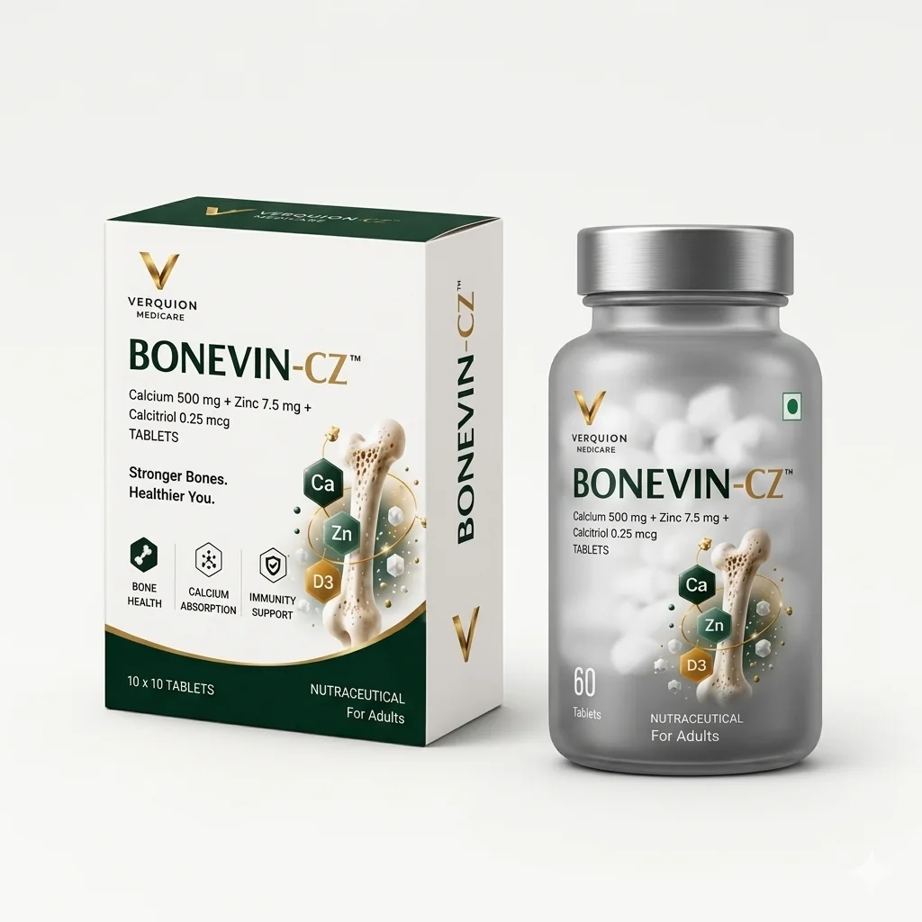 BONEVIN-CZ carton and bottle.